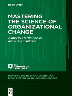 cover image of Mastering the Science of Organizational Change